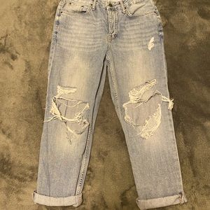 Topshop ripped jeans